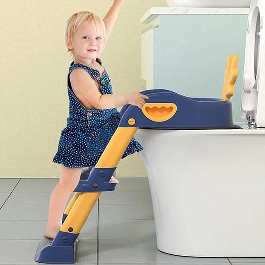 Asiento de Entrenamiento con Escalera: Facilita el Aprendizaje del Baño para tu Hijo🤩 🤩 | Baño para niños - (PAGO CONTRAENTREGA)