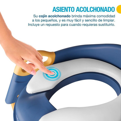 Asiento de Entrenamiento con Escalera: Facilita el Aprendizaje del Baño para tu Hijo🤩 🤩 | Baño para niños - (PAGO CONTRAENTREGA)