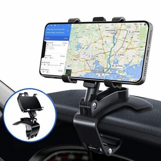AutoMount™ Soporte Multifuncional para Teléfono de Coche 📱 – Comodidad y Seguridad en el Tablero 🚗